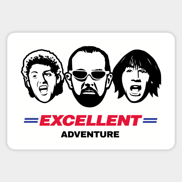 Excellent Adventure Sticker by Stationjack